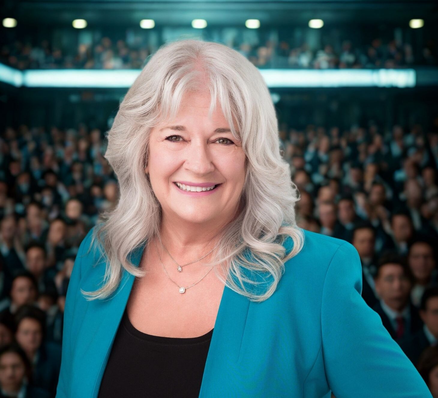 Jennifer Kaufman speaking to a conference audience